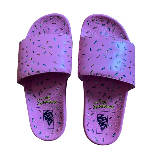 Vans Shoes - RARE Simpsons Vans doughnut slides